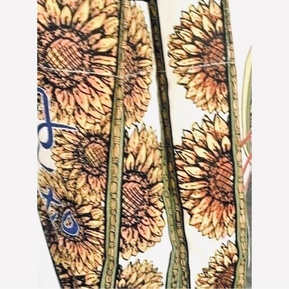 BRIGHTON Something Wonderful Sunflower LOVE Tote Bag - Picture 3 of 15